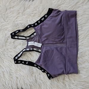 Ever Forward Active Sports Bra Purple Large